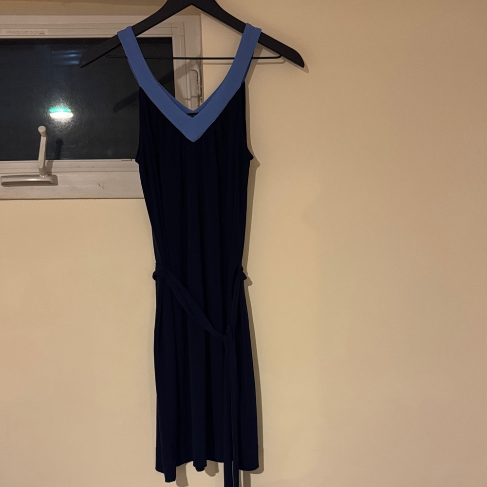 Banana Republic Blue and Navy Dress